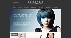 Desktop Screenshot of cassandrasalon.com